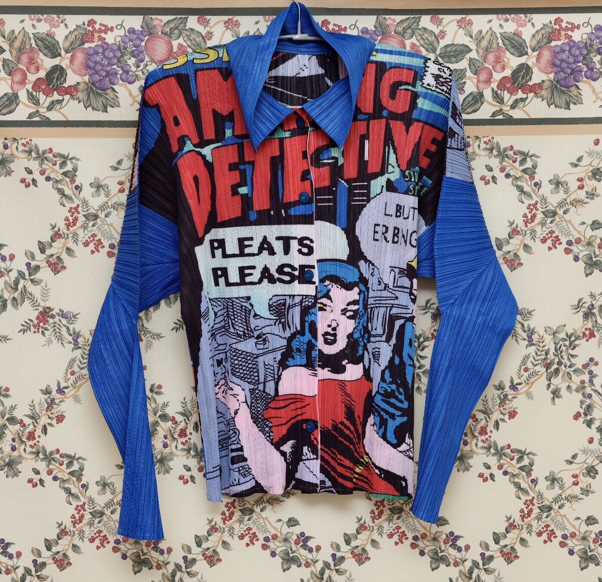 Issey Miyake Pleats Please “Inspired” American Comics Blouse Issey Miyake Pleats Please “Inspired” American Comics Blouse