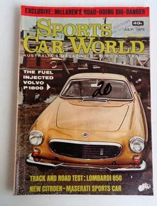 Vintage Australia S Sports Car World Magazine July 1970 Volvo