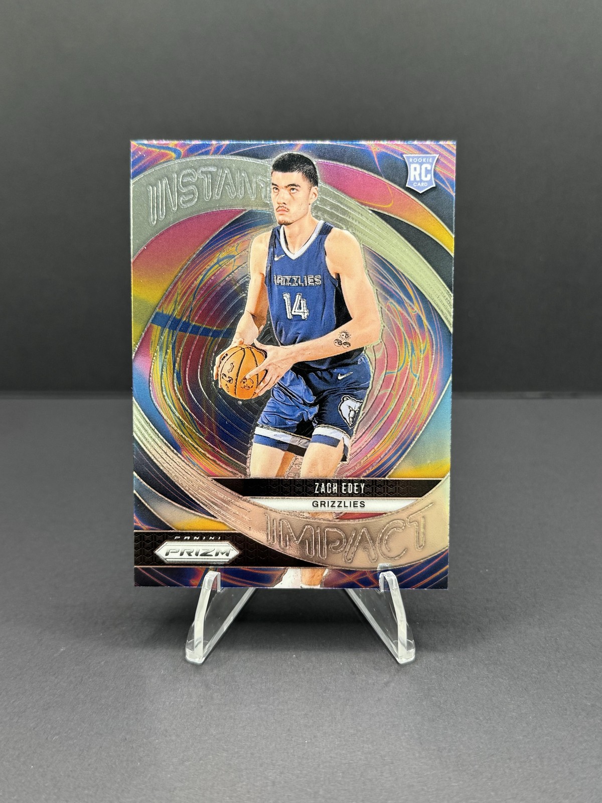 2024-25 Panini Prizm #25 Zach Edey Instant Impact