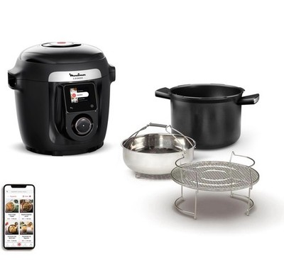 Moulinex Cookeo Wi-Fi CE96G810 Multikocher 6L Schwarz FR/IT/NL