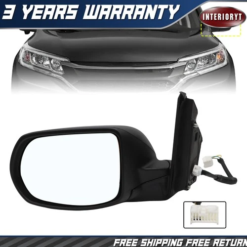 Driver Side Mirror For 2012-2016 Honda CR-V EX EX-L LX SE Front Paintable