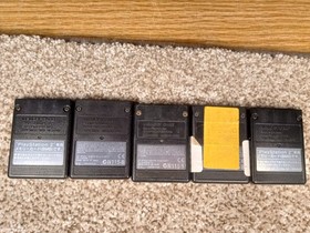 PlayStation 2 Slim SCPH-75001 Console W/ 1 Controller, 9 Games, 6 Memory - READ