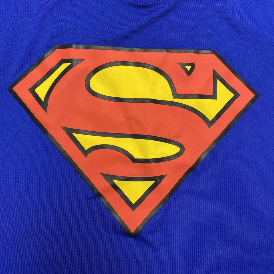 Рубашка мужская Under Armour XL синяя HeatGear Superman графическая DC Comics 1249871 - Изображение 2 из 4