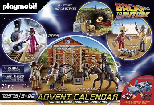 Playmobil Back to the Future 1885 Advent Calendar Multicolor Toy Set - Picture 4 of 5