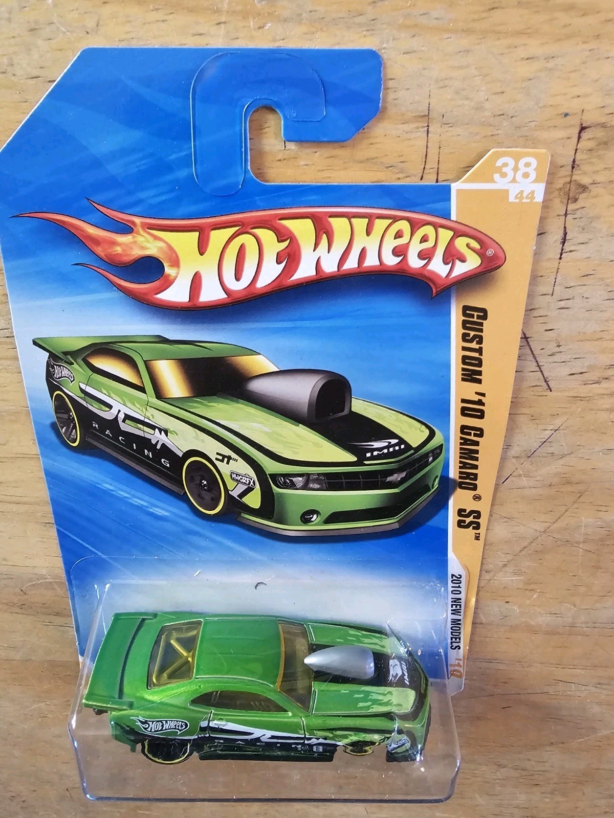 Hot Wheels Custom '10 Camaro SS, Green; 2010 New Models Series 38/44