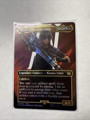 Noctis, Prince of Lucis (Borderless) (Surge Foil) Final Fantasy Foil