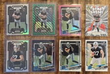 2023 Michael Mayer RC LOT (8) RAIDERS Silver Variation & Green Wave Prizm 