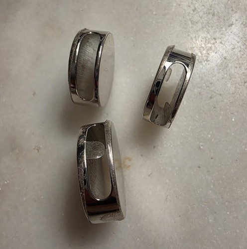 Authentischer HERMES Hermès Clou de Selle Twilly Schal Ring 3er Set - Bild 2 von 6