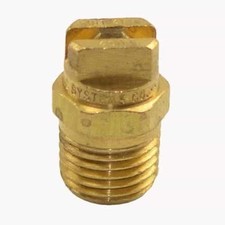 2 PC Spraying Systems H1/4VV 4004 VeeJet 1/4" Brass Spray Tip