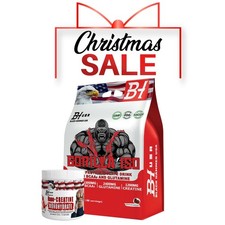 Offerta Natale Gorilla ISO Proteine + Nano Creatina Crescita Muscolare Martello Nero USA