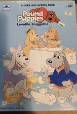 Vintage 1986 Pound Puppies Coloring and Activity Book