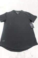 BYLT Men's Large Black Drop Cut V Neck Lux T-Shirt NWT