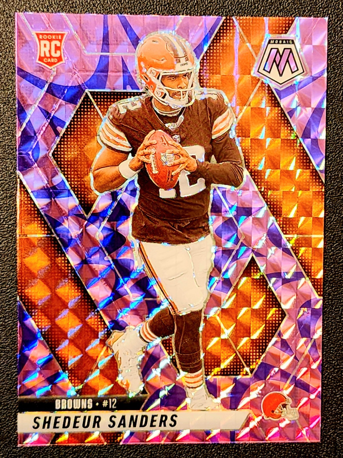 2025 Mosaic Shedeur Sanders Purple Scope Prizm RC Browns #302 *See Pics*
