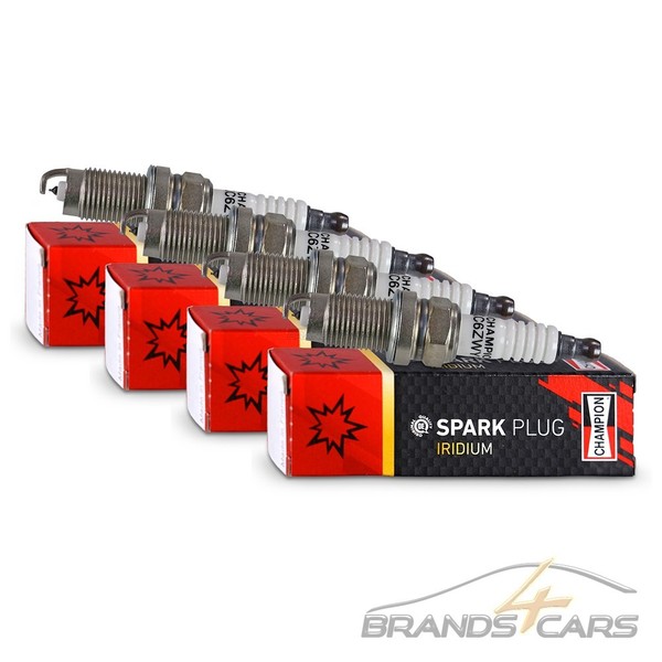 4X Champion ZÜNdkerze FÜR Audi A1 A3 Seat Skoda VW Golf 6 Polo 6R 1.2 TSI Tfsi-image