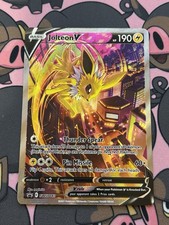 Jolteon V SWSH183 Sword & Shield Promo Cards Near Mint Slight Texture Shift