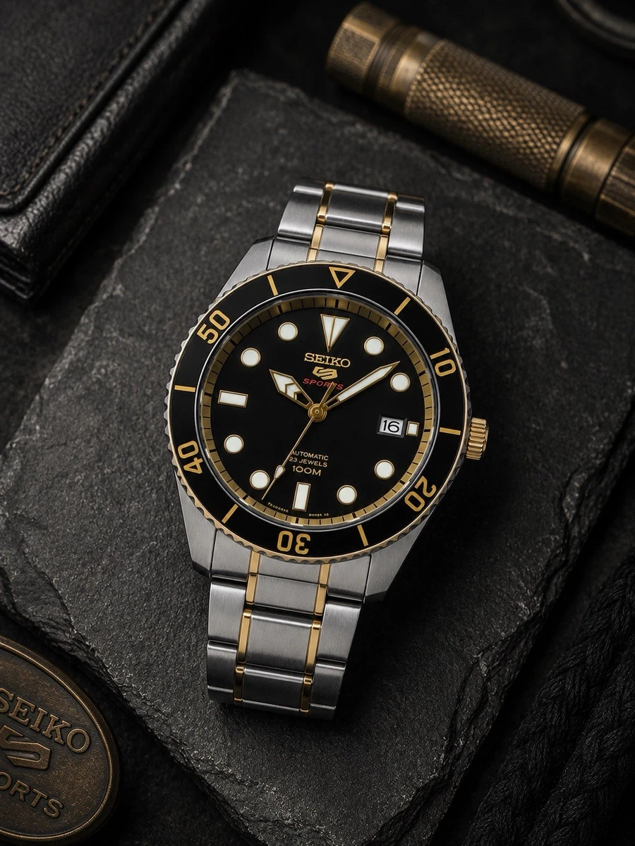 Las mejores ofertas en Relojes de pulsera Seiko 5 Sports con 23