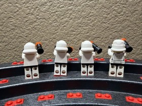 LEGO Star Wars x3 sw0005 Imperial Scout Trooper Yellow Head Minifigure sw0036 D1