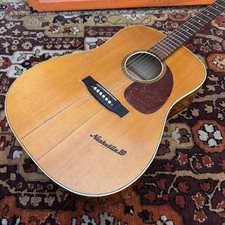 Vintage 1970s Nashville 10 German Solid 6-String Dreadnought Acoustic Guitar