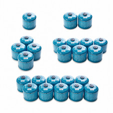 Camping Propan Butan Gas 500g Set Kartusche Schraub Ventil Kartuschen Kocher