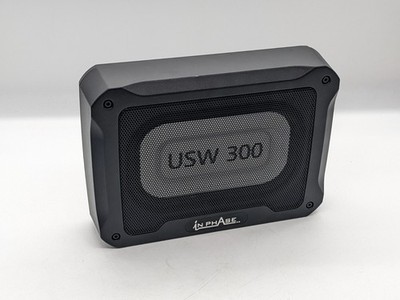 In Phase USW300 300W Untersitz Subwoofer Aktiv Auto Sub Einbau Verstärker USW