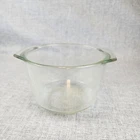 Pyrex 1 -1/2 Qt Mixer Bowl #343 Clear Glass Nesting Bowl w/Handles 6”