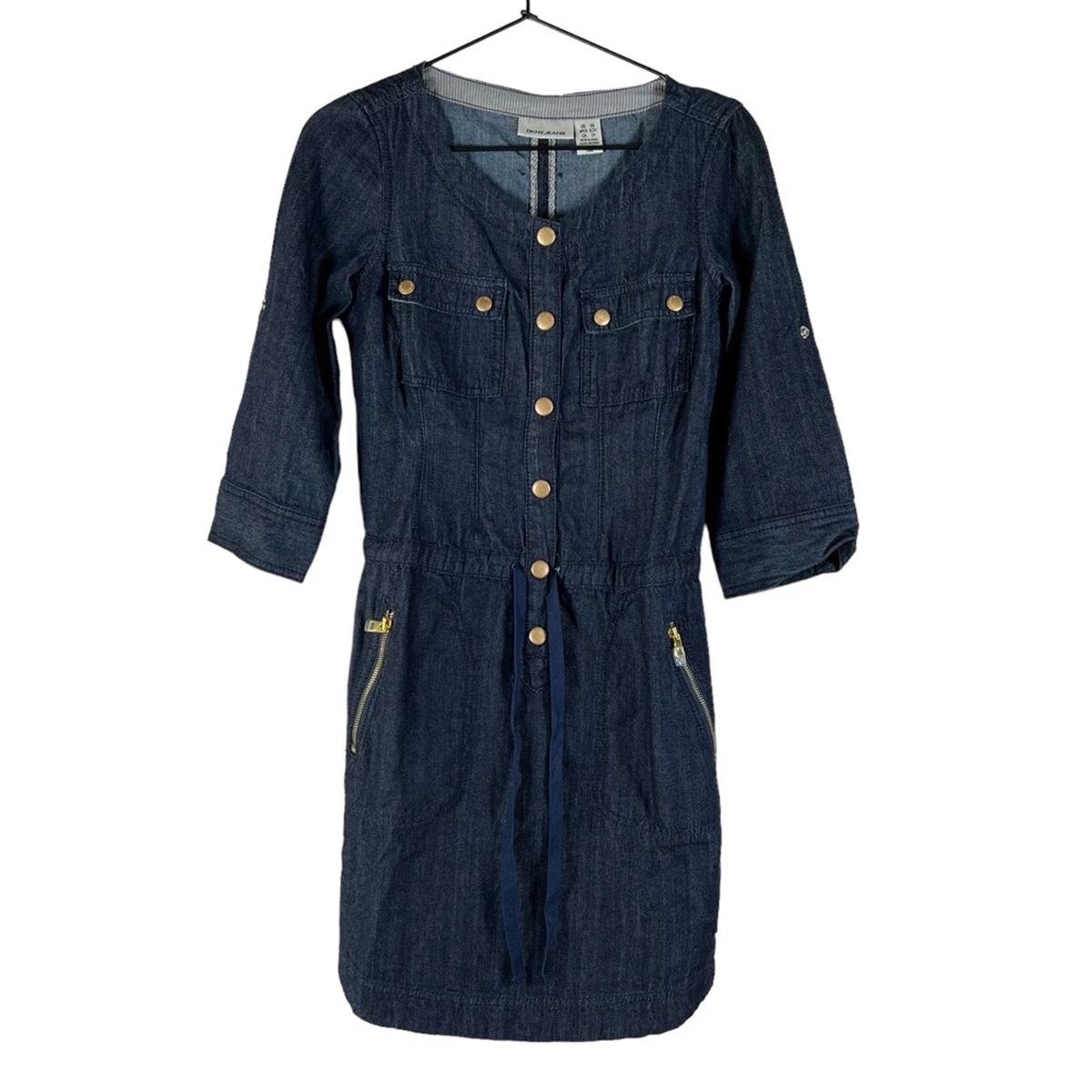 DKNY Denim Dresses for Women for sale | eBay