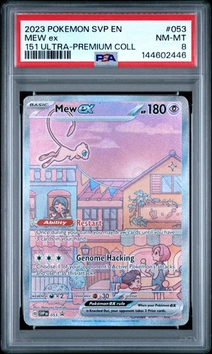 2023 POKEMON 151 ULTRA-PREMIUM COLLECTION PROMO #053 MEW EX PSA 8