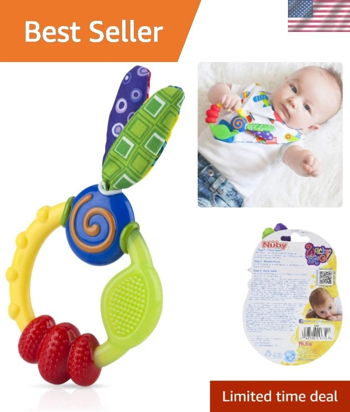Wacky Teething Ring Collection - 16 Soft, BPA-Free Teethers for Baby's Relief
Opens in a new window 
