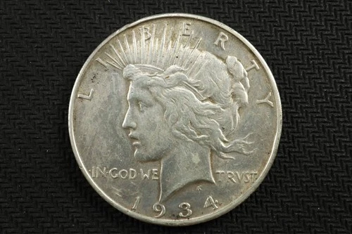 NobleSpirit (JL) Desirable 1934 D Silver Peace Dollar XF Extremely Fine