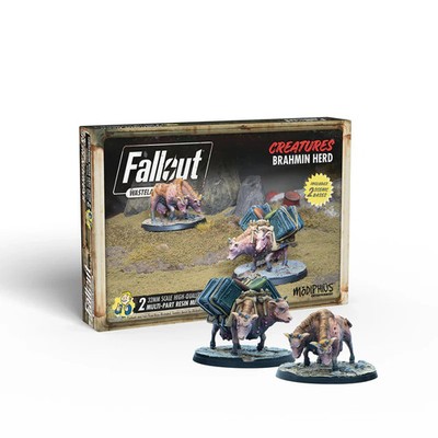 Fallout: Wasteland Warfare - Creatures: Brahmin Herd NIB Sealed