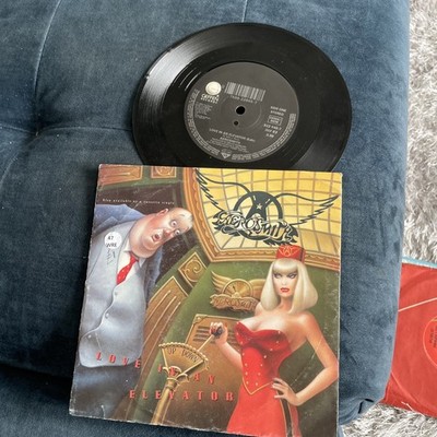 Aerosmith - Love In An Elevator 7'' Vinyl Single Ex 