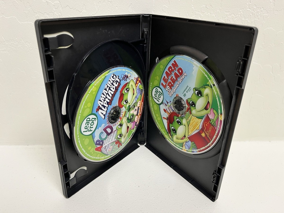 Leap Frog 3 DVD Learning Collection Math Circus Amazing Alphabet