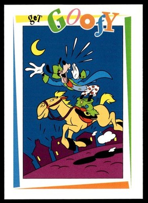 1992 Disney Collector Cards Series II #177 Goofy Revere Sounds a Call for Arms