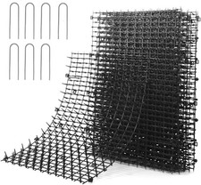 10 PCS Scat Mat for Cats Indoor 16" x 12" with Spikes Sprickle,Digging Deterrent