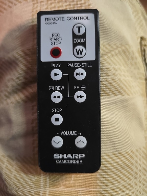 Original Sharp G0040TA Camcorder Remote Control