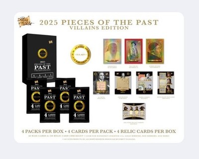 2025 Pieces of the Past - Villains Edition Box! New Release! Factory Sealed!