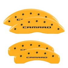 Mgp Caliper Covers For Engraved Front And Rear Gen 5 6 Camaro Yellow Black Mgp Caliper Covers For Engraved Front And Rear Gen 5 6 Camaro Yellow Black