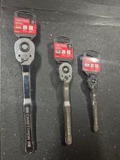 Craftsman 90 Tooth Ratchet Set. 14 38 And 12 Low Profile. Lifetime
