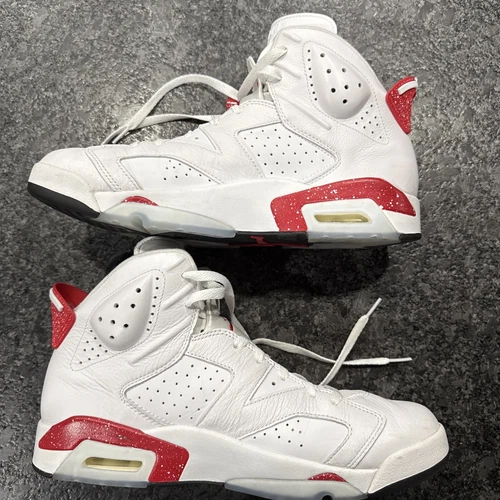 Size 12 - Jordan 6 White and University Red 2022