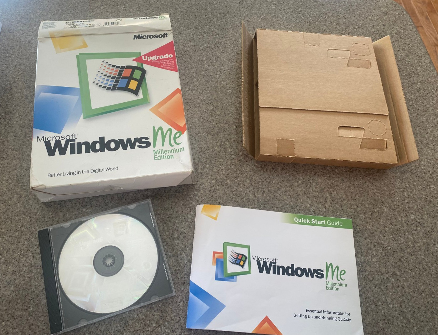 Microsoft Windows ME Millennium Edition- Upgrade W/ Product Key flawless disc
