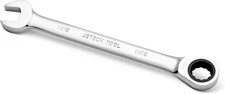 Jetech 11/16 inch Ratcheting Combination Wrench, Industrial Grade Gear 