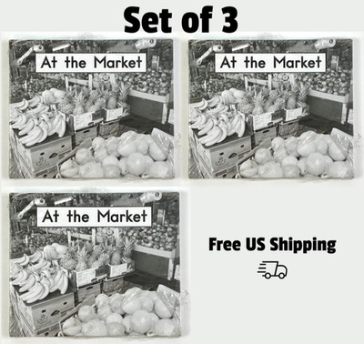 Fountas & Pinnell At the Market LLI Level A Book 1 Early Reading Program 3-Pack