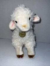 Aurora Miyoni 10" Lamb Cream Plush Stuffed Animal Easter Toy Realistic