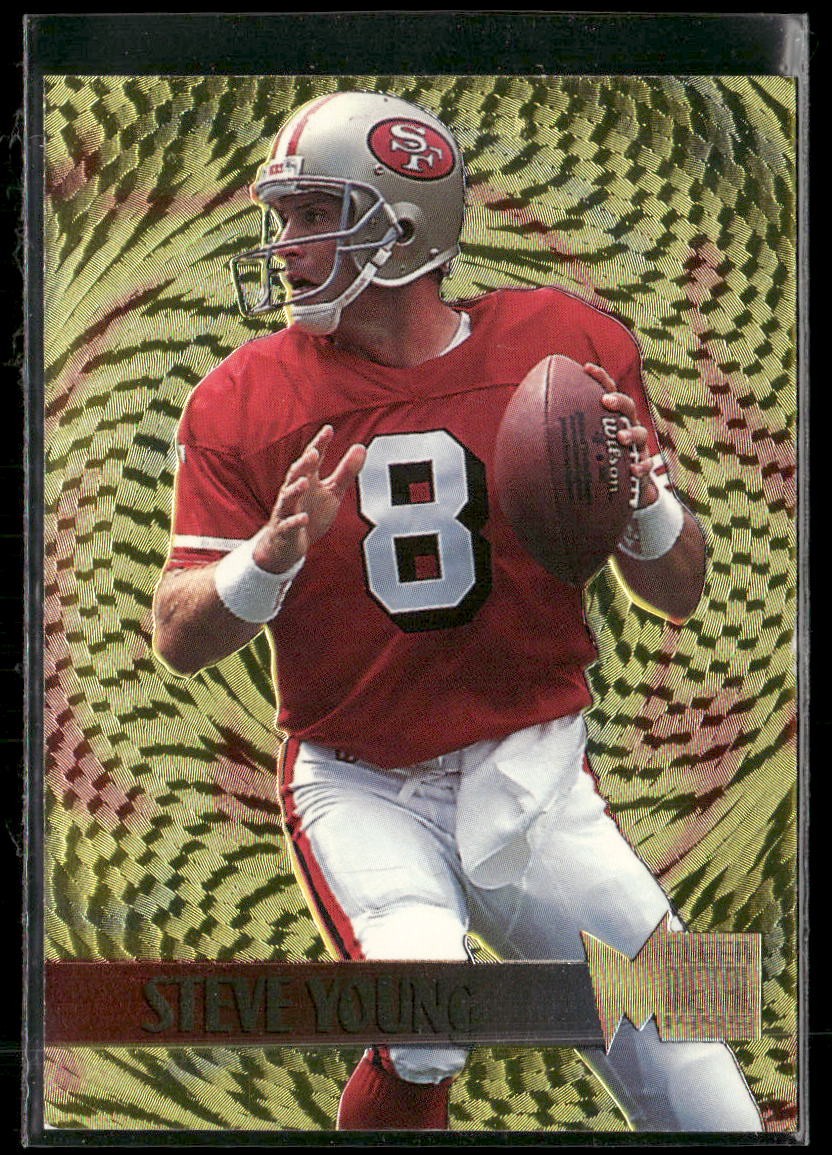 1995 Fleer Metal #18 Steve Young Gold Blasters