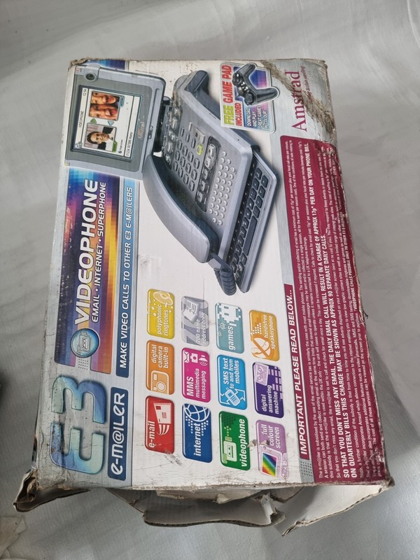 Amstrad E3 Emailer Videophone Vintage Telephone