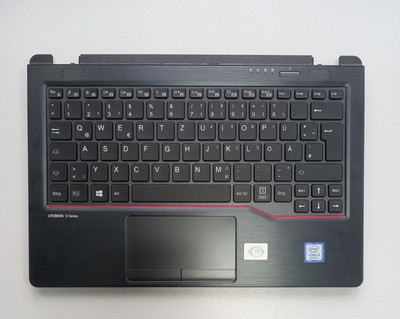Fujitsu Lifebook U728 Handauflage Gehäuse Tastatur QWERTZ mit Touchpad