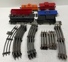 MARX O Gauge 490 Locomotive Steam Engine Santa Fe Train Track Lot FOR PARTS