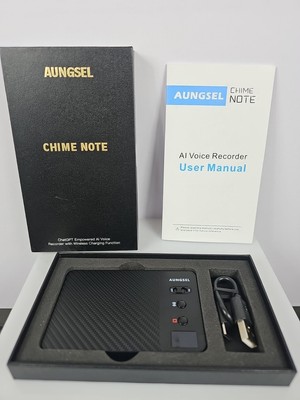 Chime Note Pro - US Version ChatGPT AI Voice Recorder Transcriber Graphite 