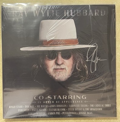 Ray Wylie Hubbard Signed Autographed Co-Starring Vinyl Record Album