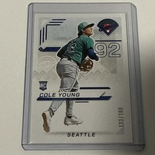 COLE YOUNG 2025 Panini Prospect Edition Rookie /199  #62 Mariners